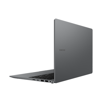 Ordinateur Samsung Galaxy Book5 couleur anthracite vue de dos