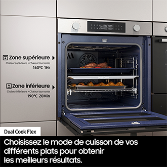 Four Série 4 Dual Cook Flex™ - NV7B4530ZAS Silver