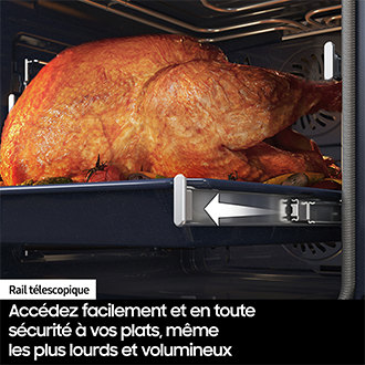 Four Bespoke AI™ Série 7 Dual Cook Steam™ - NV7B7997AAK Verre Noir