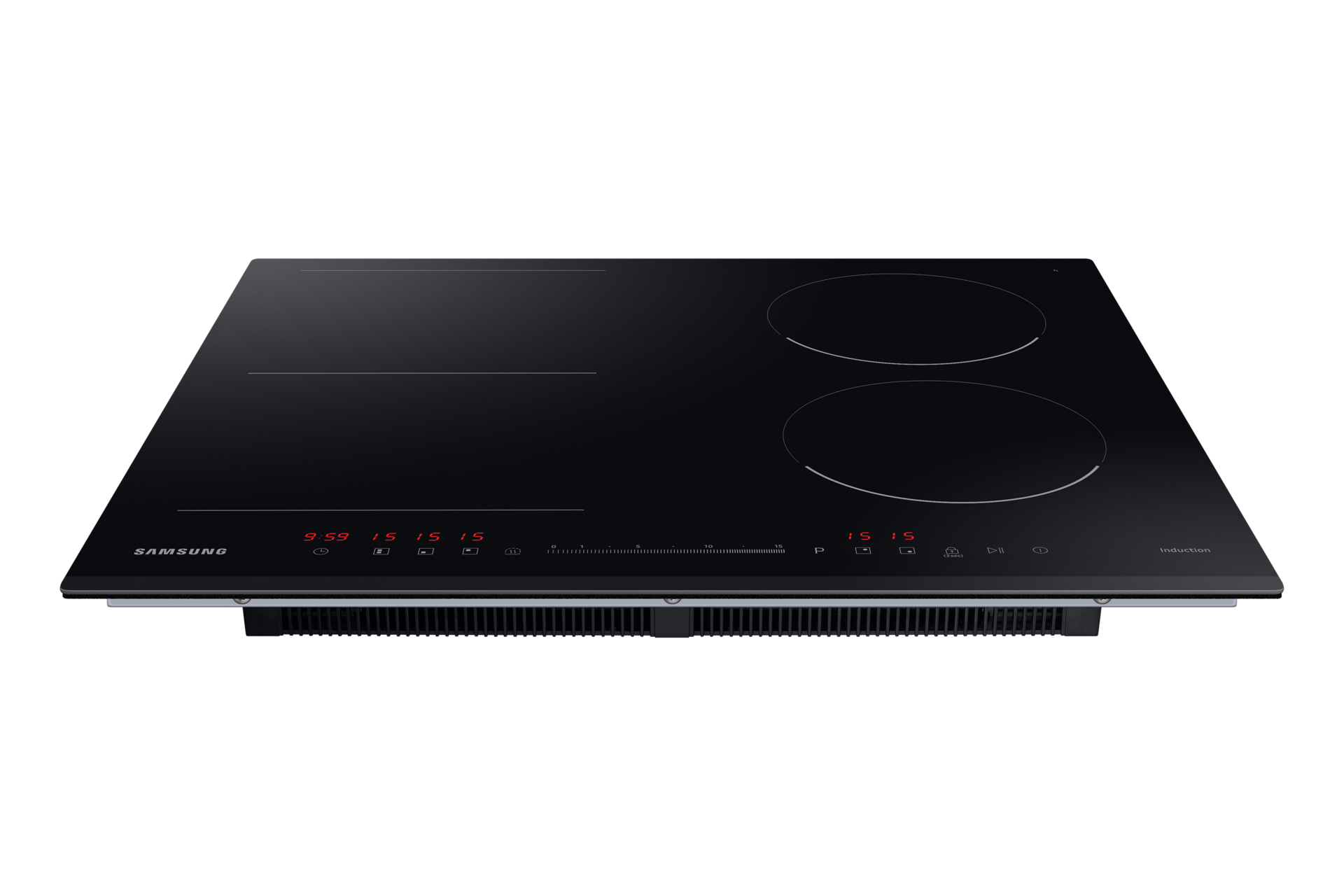 Table à induction Flex Zone - NZ3500RM Front-Over Black 