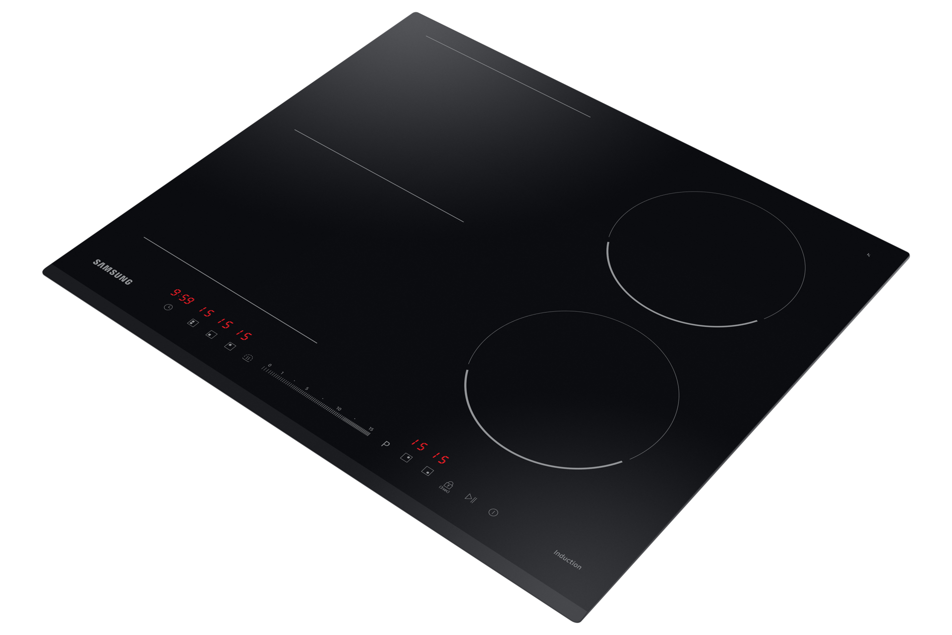 Table à induction Flex Zone - NZ3500RM R-Perspective Black 