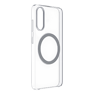 Dos gauche coque transparente magnétique Samsung Galaxy S25 Edge
