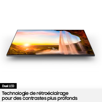 Dual LED Technologie de rétroéclairage pour des contrastes plus profonds