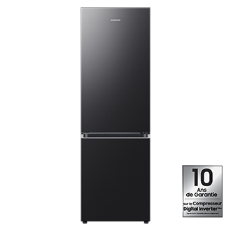 Réfrigérateur Combiné, 344L - C -  RB34C705CB1 Front Black 