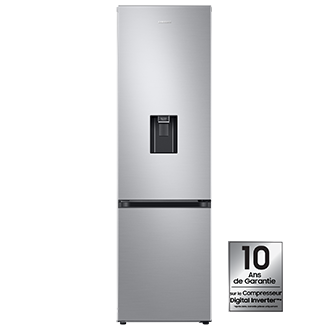 Réfrigérateur Combiné, 386L - E -  RB38T630ESA Metal Grey