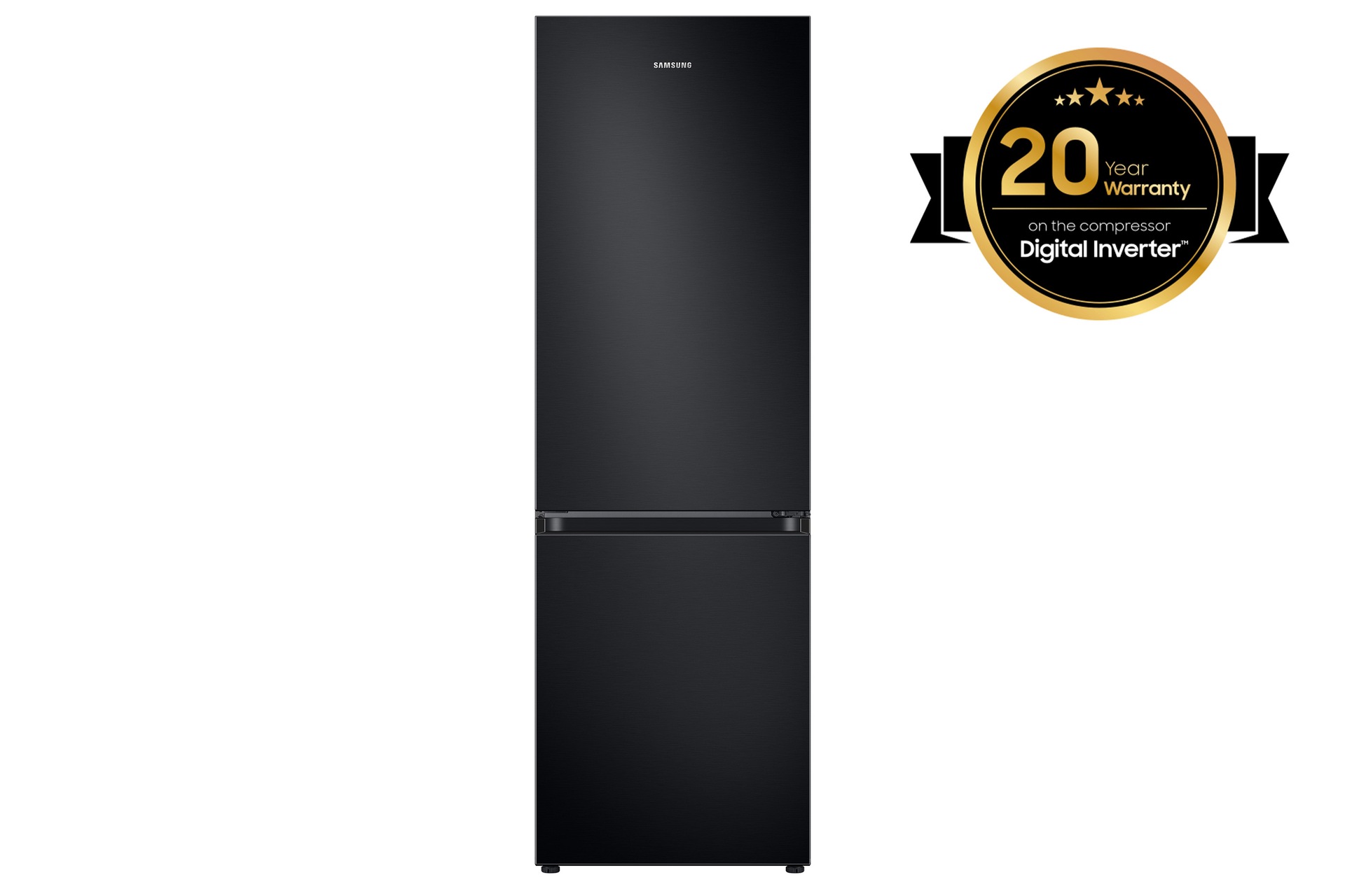 Samsung Réfrigérateur Frigo Combiné Inox 344l Froid Ventilé No