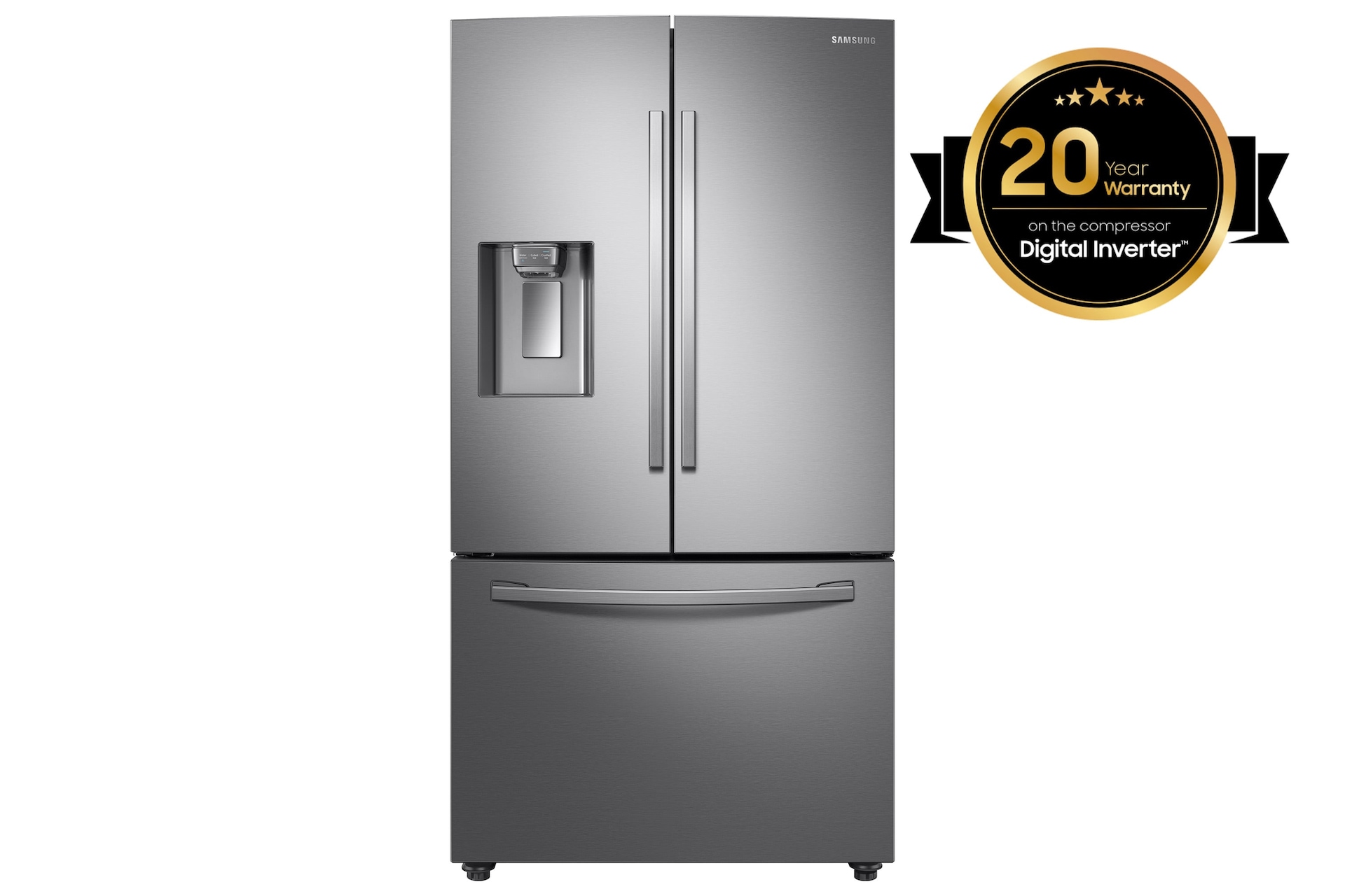 Samsung - réfrigérateur américain 91cm 520l a+ nofrost noir