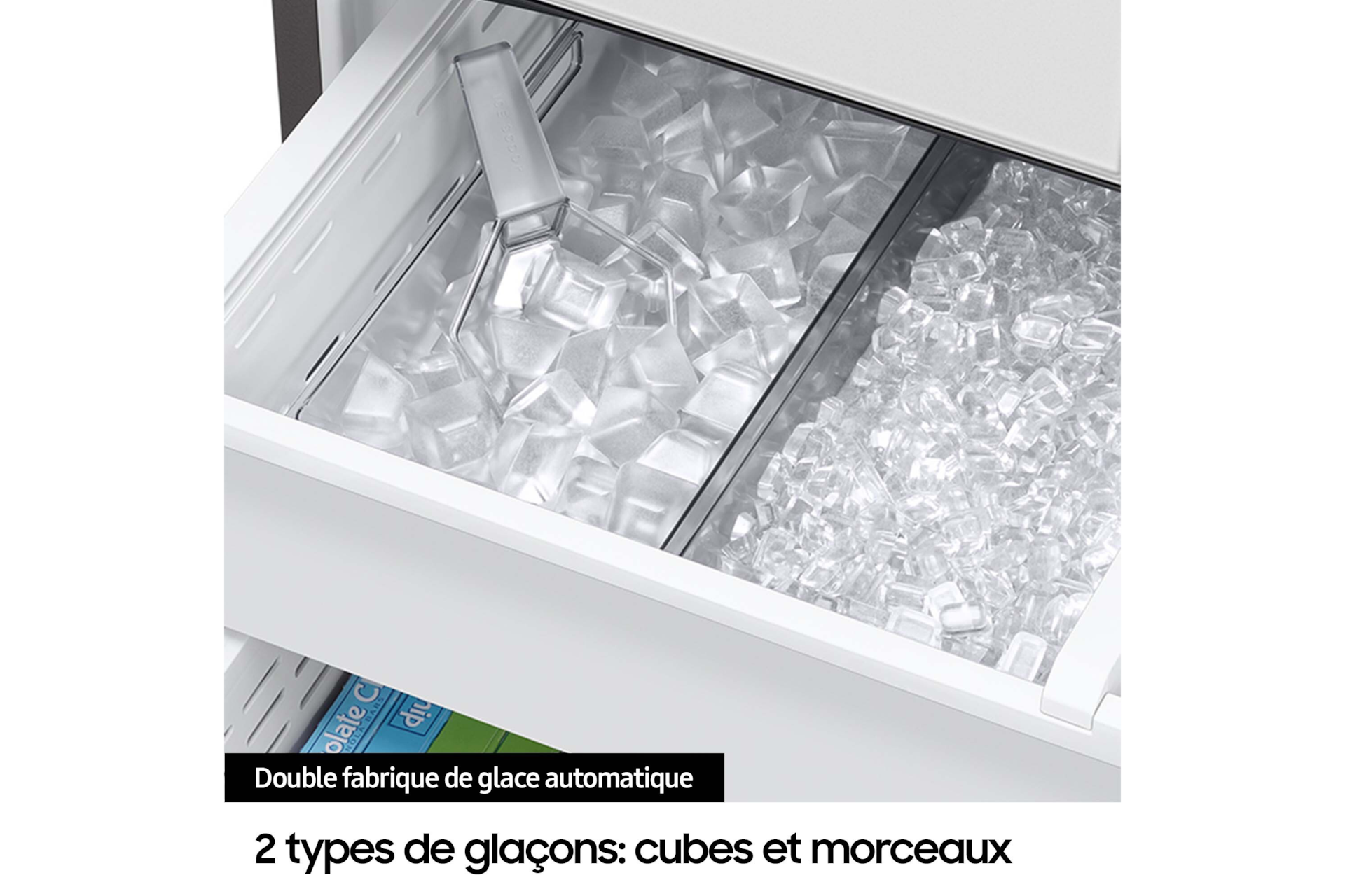 Réfrigérateur Samsung Bespoke AI Multi-portes - 674L -  Classe E -RF24BB620EB1 Carbone