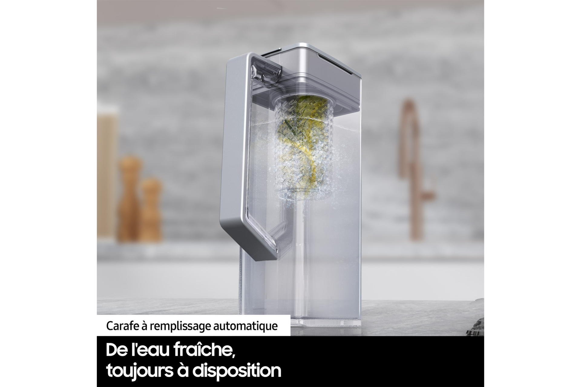 Réfrigérateur Samsung Bespoke AI Multi-portes - 674L -  Classe E -RF24BB620EB1 Carbone