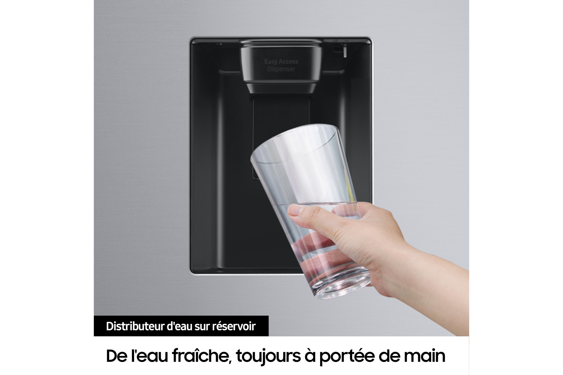Réfrigérateur Samsung- Multi-portes- Carbone-  Twist Ice - 488L -  Classe E -RF48A401EB4 Noir