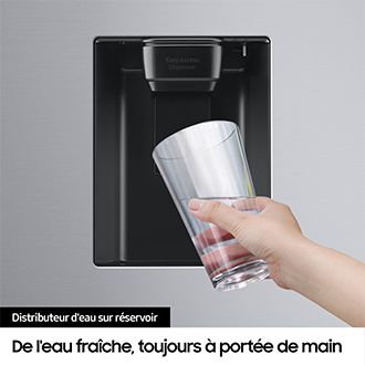 Réfrigérateur Samsung- Multi-portes- Carbone-  Twist Ice - 488L -  Classe E -RF48A401EB4 Noir