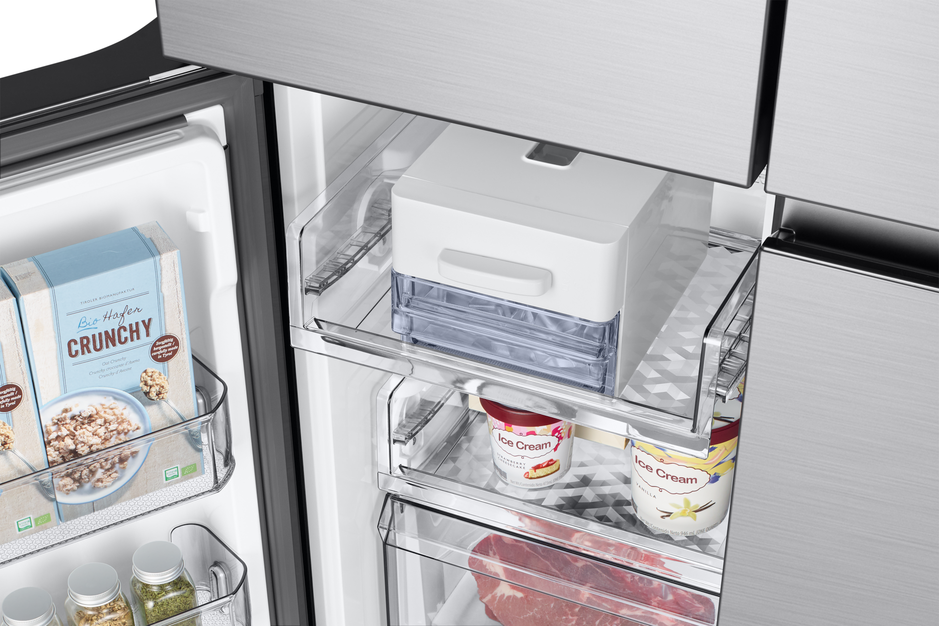 freezer-ice-ice-bucket Silver