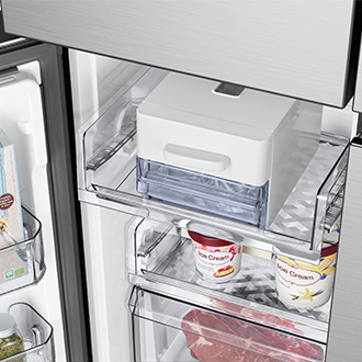 freezer-ice-ice-bucket Silver