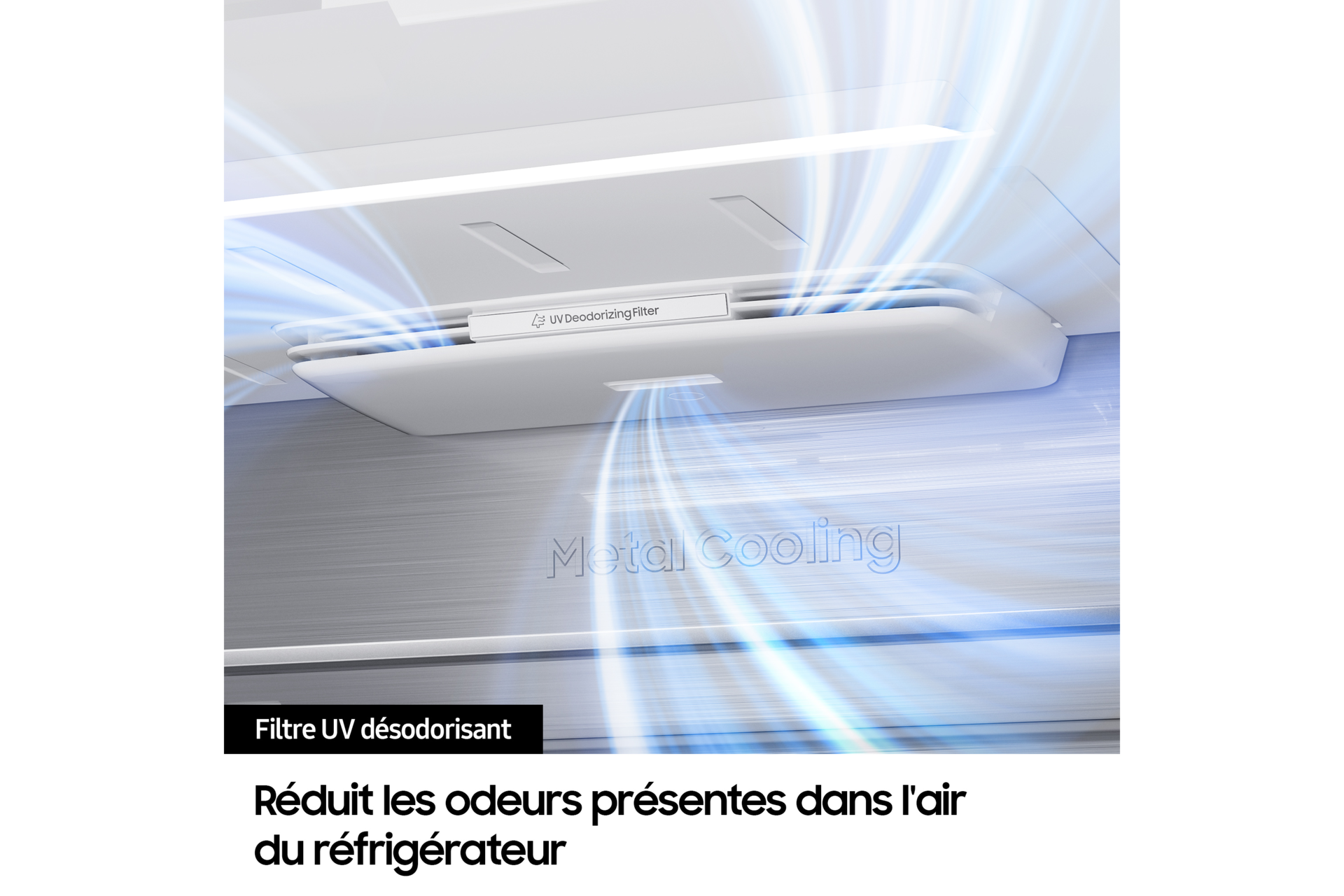Réfrigérateur Samsung Bespoke AI - Multi-portes- Triple Cooling - 646L -  Classe E -RF65DG960ESR Silver