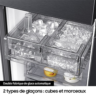 Réfrigérateur Samsung Bespoke AI - Multi-portes- Triple Cooling - 646L -  Classe E -RF65DG960ESR Silver