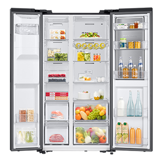 front-open-with-food Black