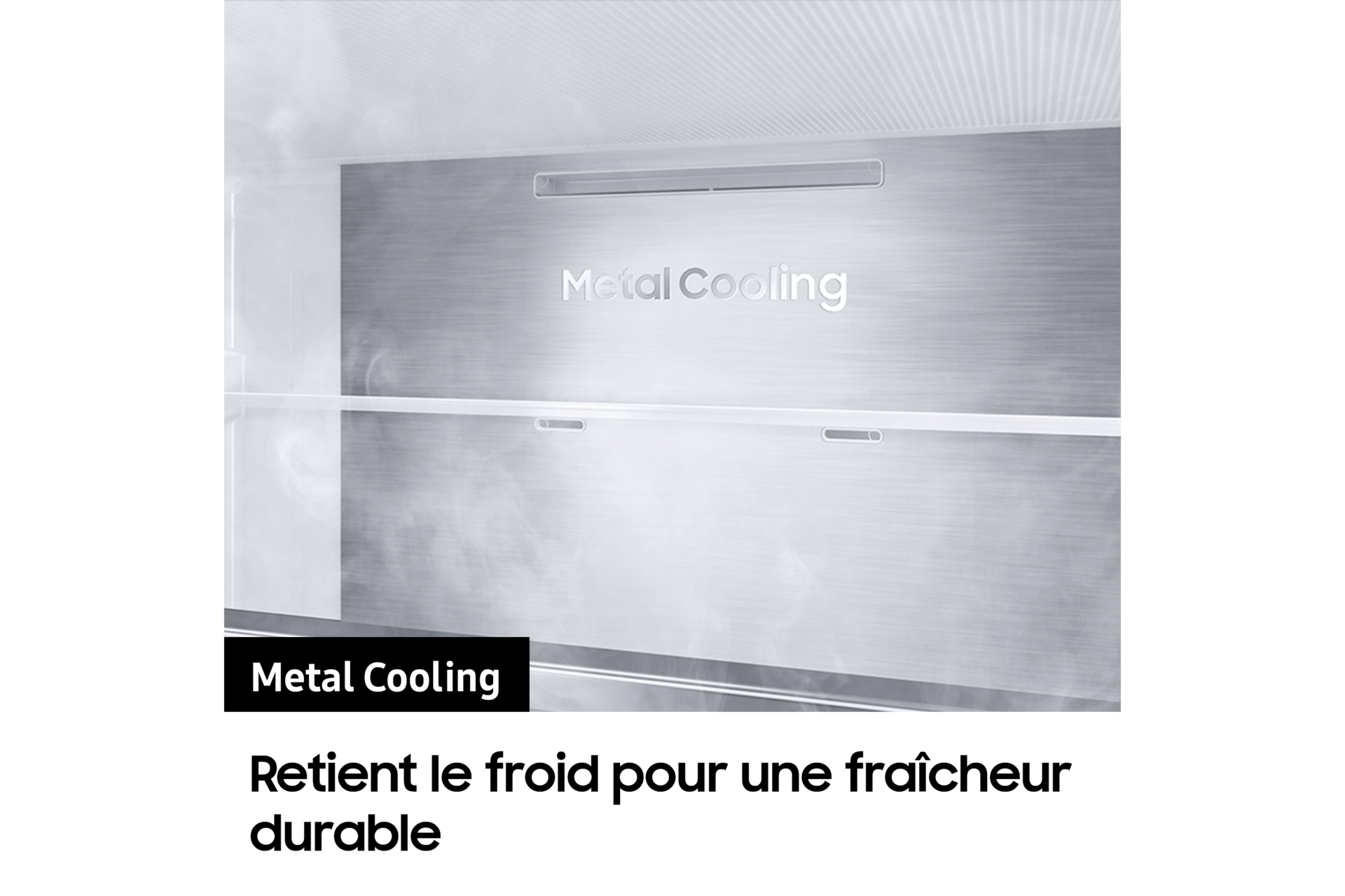 Bespoke AI Réfrigérateur Combiné Twin Cooling 387L Inox anti-trace