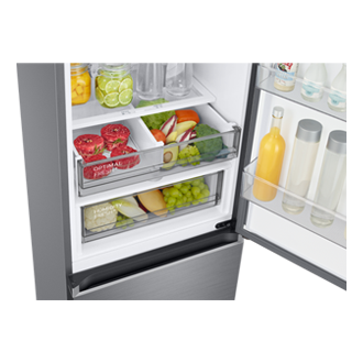 Réfrigérateur Combiné Twin Cooling 387L Detail-Tempt-Zone2 Silver 