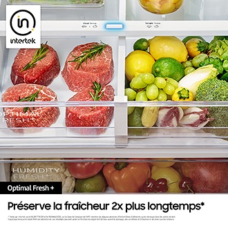 Bespoke AI Réfrigérateur Combiné Twin Cooling 387L Inox anti-trace