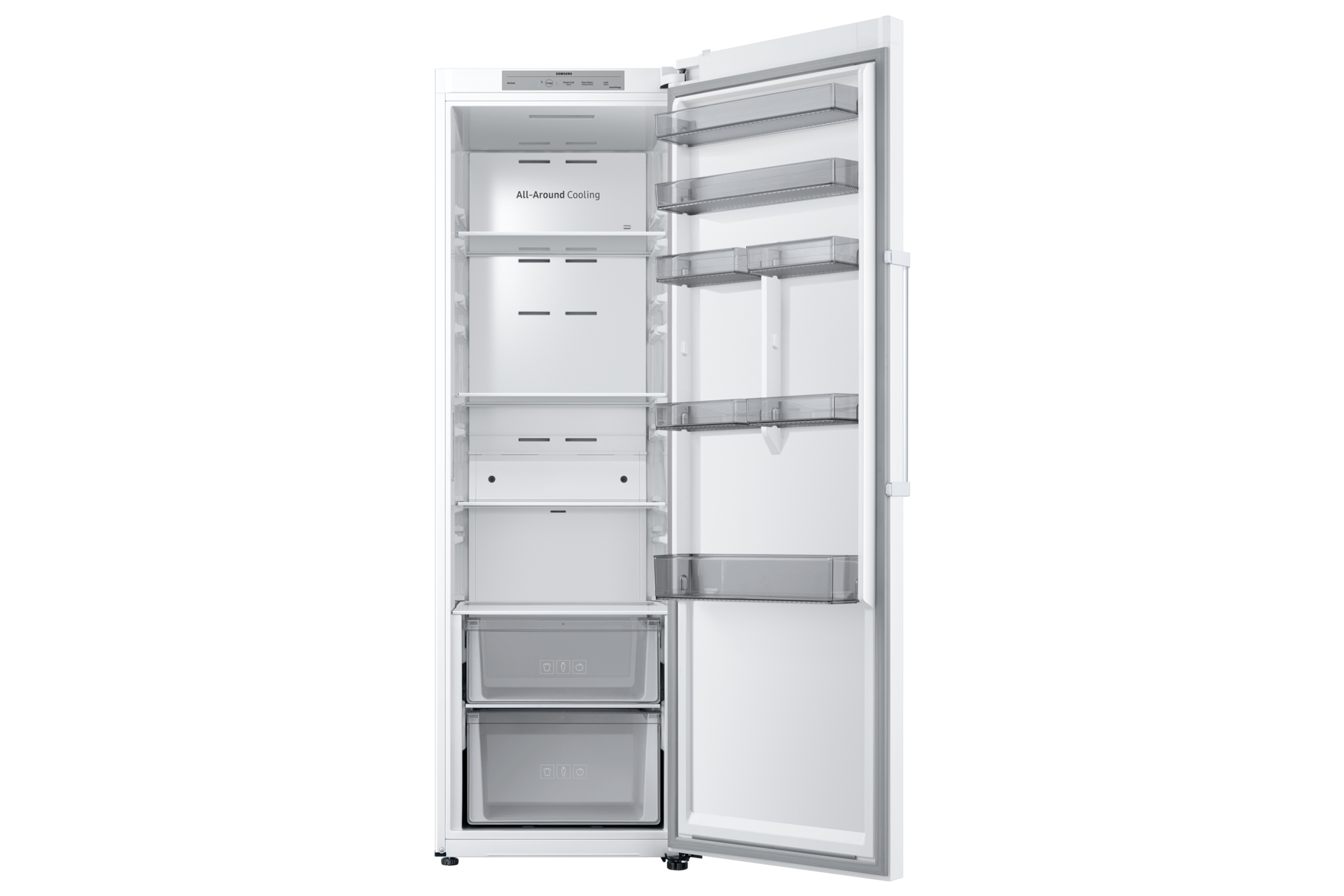front-open White