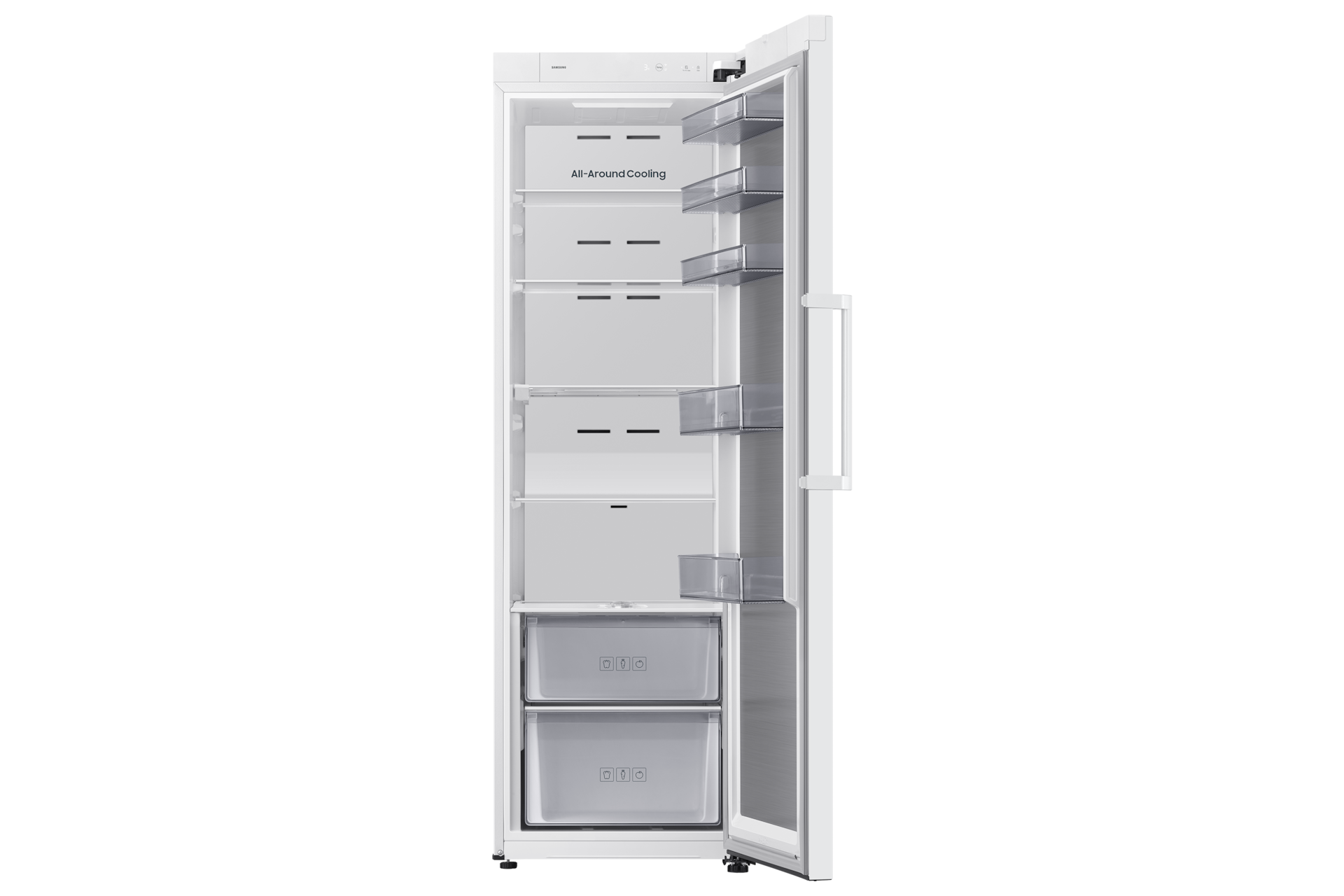 Bespoke AI Réfrigérateur 1 Porte Space Max 387L Front-Open White 