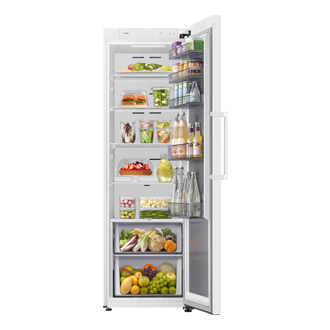 Bespoke AI Réfrigérateur 1 Porte Space Max 387L Front-Open-With-Food White 