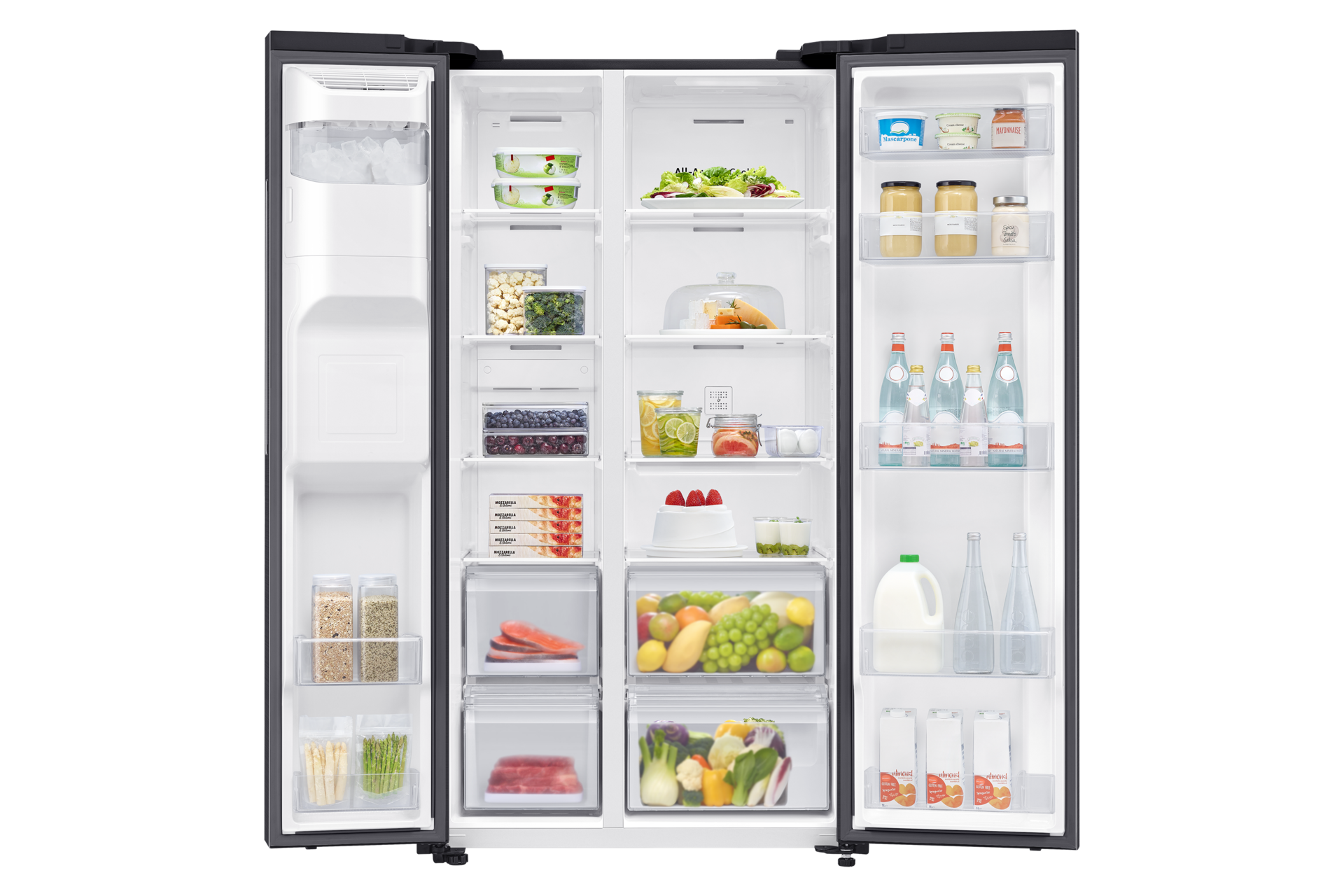 front-open-with-food Black