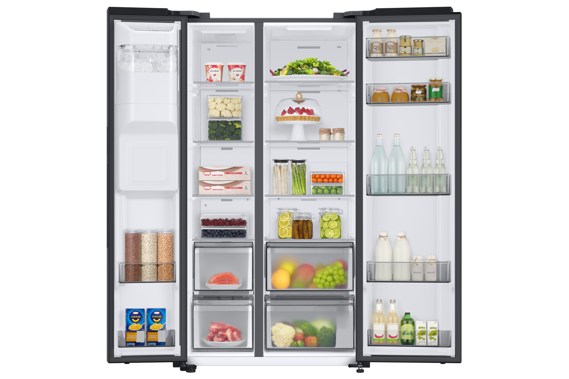 front-open-with-food Black