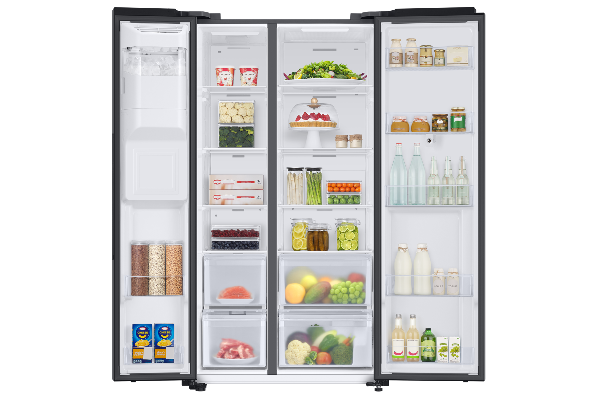 front-open-with-food Black