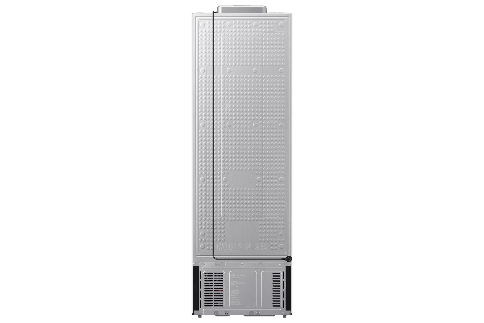 Bespoke AI Congélateur 1 Porte Full-Flex Convertible 387L Back White 
