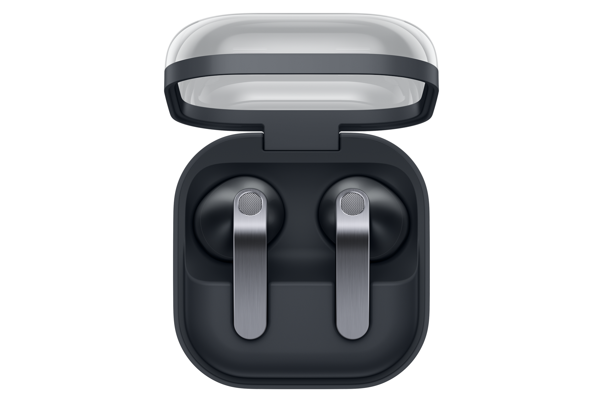 Galaxy Buds4 Case-Opened Black 