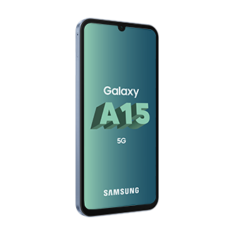 Pour Samsung Galaxy A15 4G Modèle de Boîtier Impression du Verre en Verre  Trempé - Chat Bleu