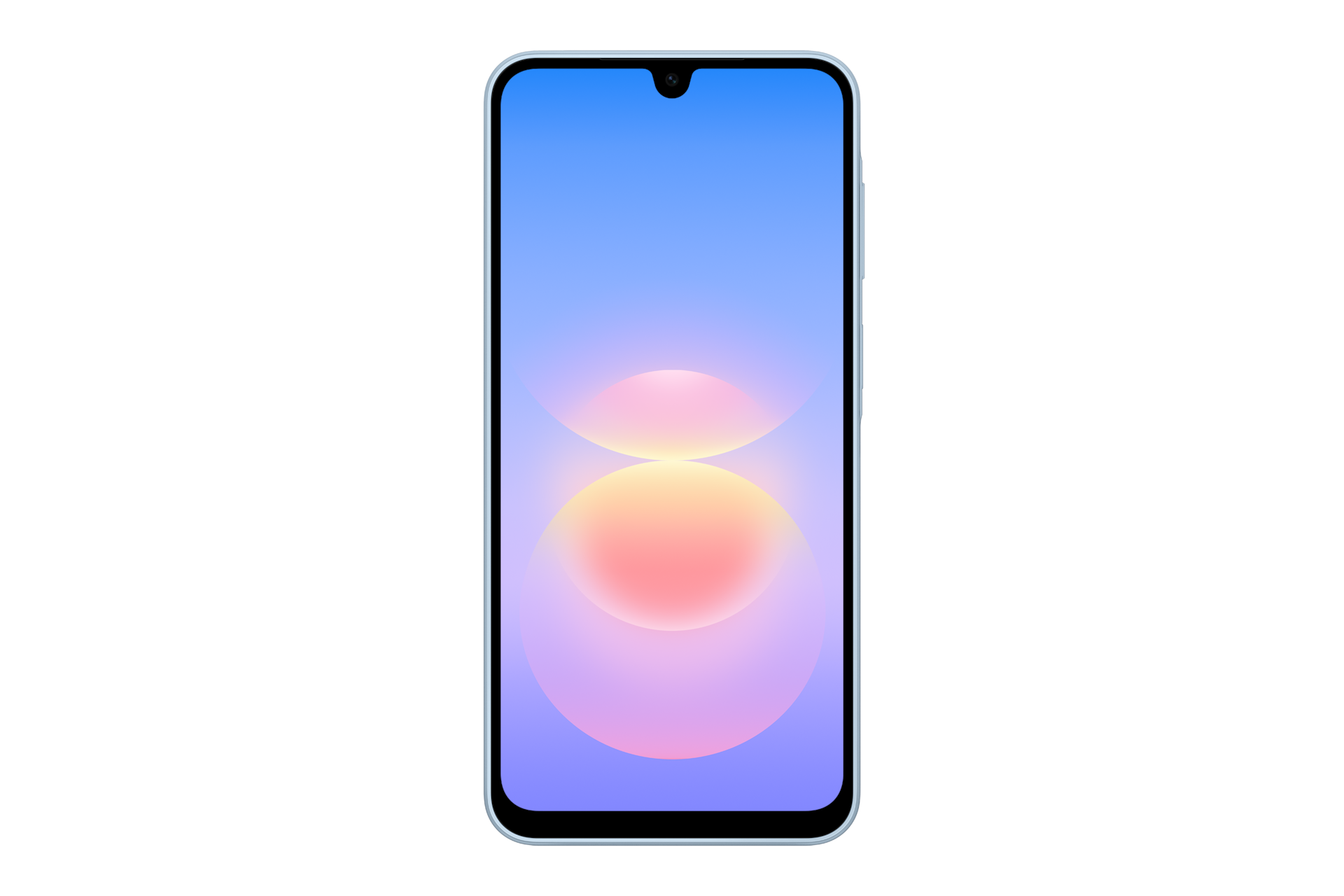 Galaxy A18 Front-2 Light Blue 