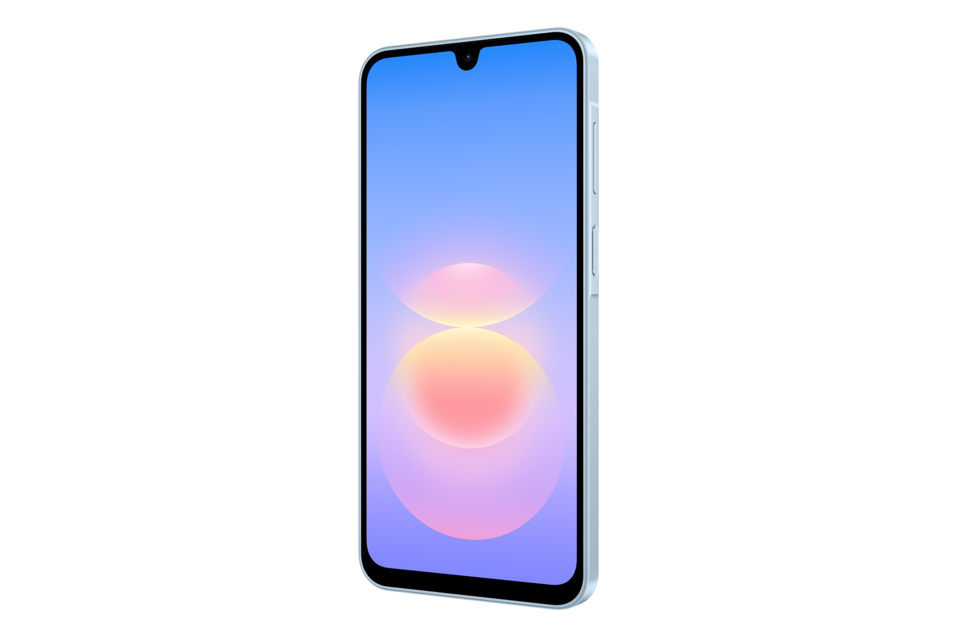 Galaxy A18 Front-R30 Light Blue 
