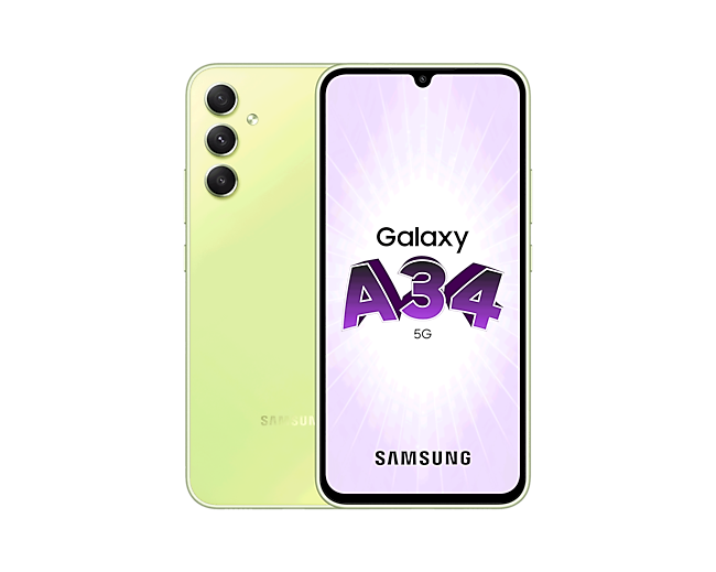 Achat Galaxy A34 5G Lime 128 Go : Prix & Promotion
