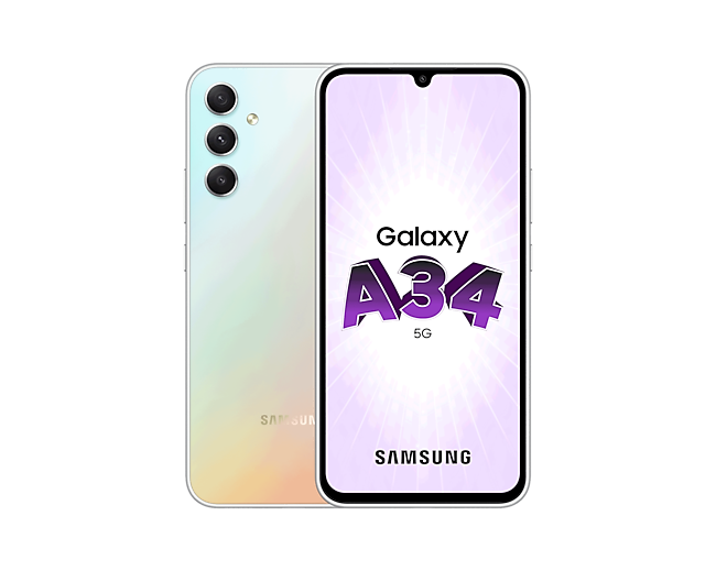 Achat Galaxy A34 5G Argent 128 Go : Prix & Promotion