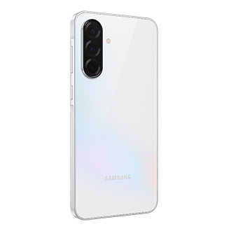 Dos gauche du Samsung Galaxy A36 Blanc