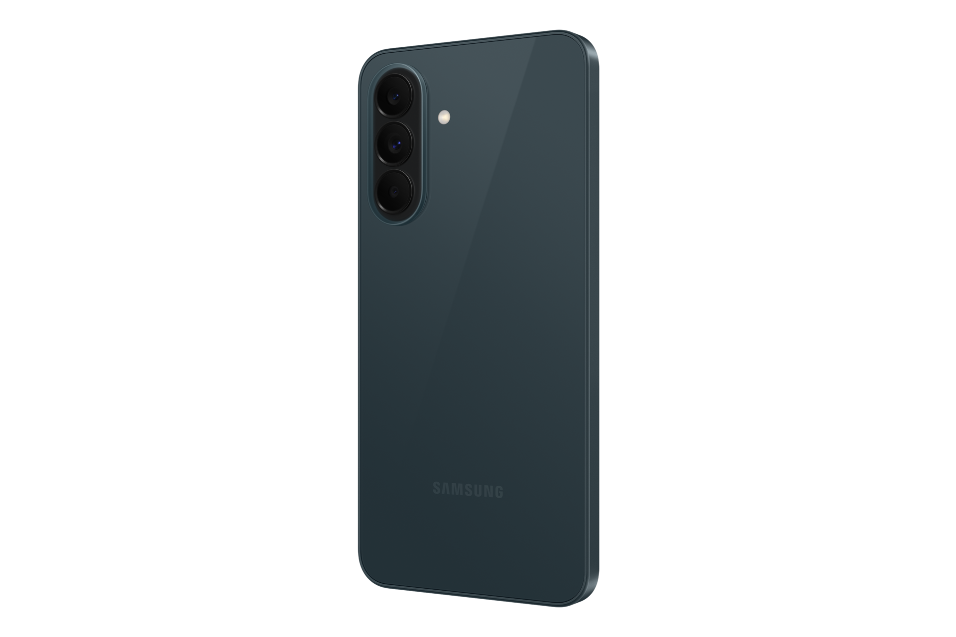 Smartphone Samsung Galaxy A37 couleur Vert foncé vue de dos côté droit