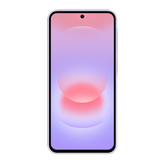 Smartphone Samsung Galaxy A37 couleur Lavande vue de face