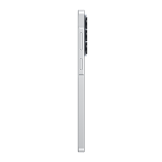 Smartphone Samsung Galaxy A37 couleur Blanc vue de face profil droit