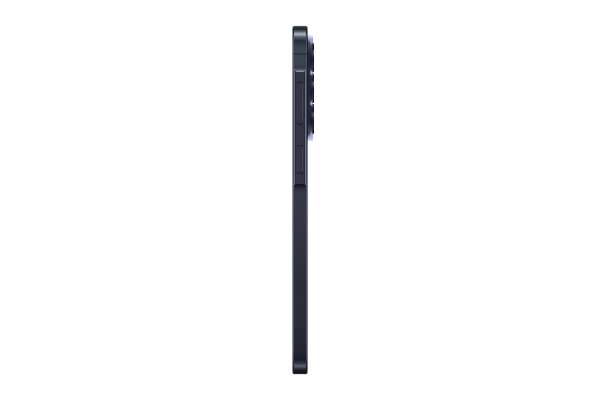 Profil droit du Samsung Galaxy A57 5G Bleu