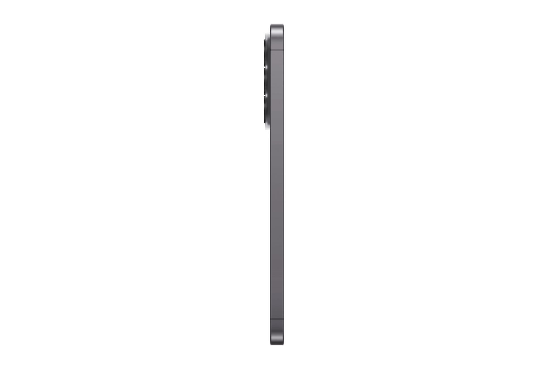 Profil gauche du Samsung Galaxy A57 5G Gris