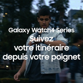 Nouvelles Galaxy Watch4 Series. Suiviez votre itinéraire depuis votre poignet