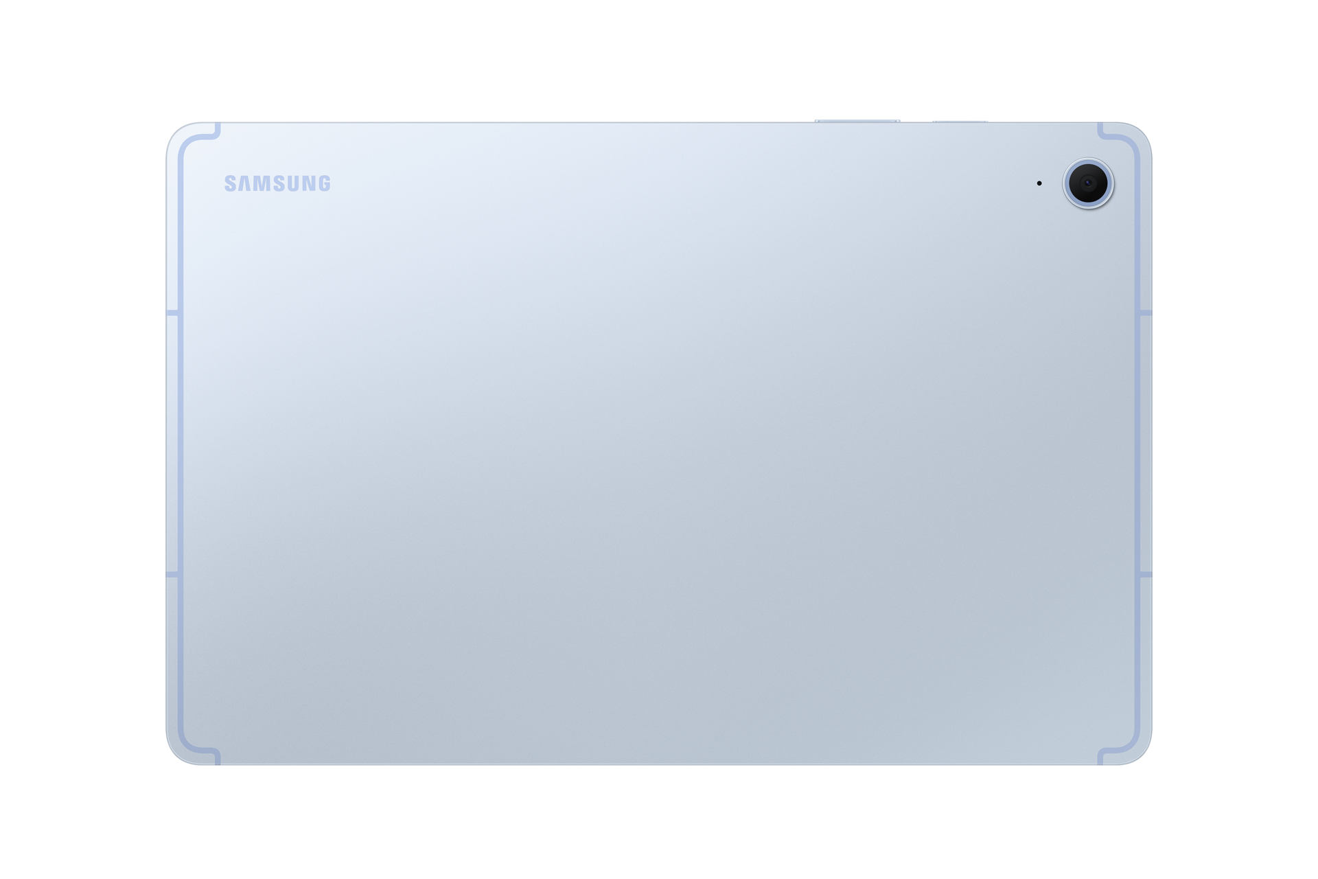 Dos de la Samsung Galaxy Tab S10 FE WiFi Bleu