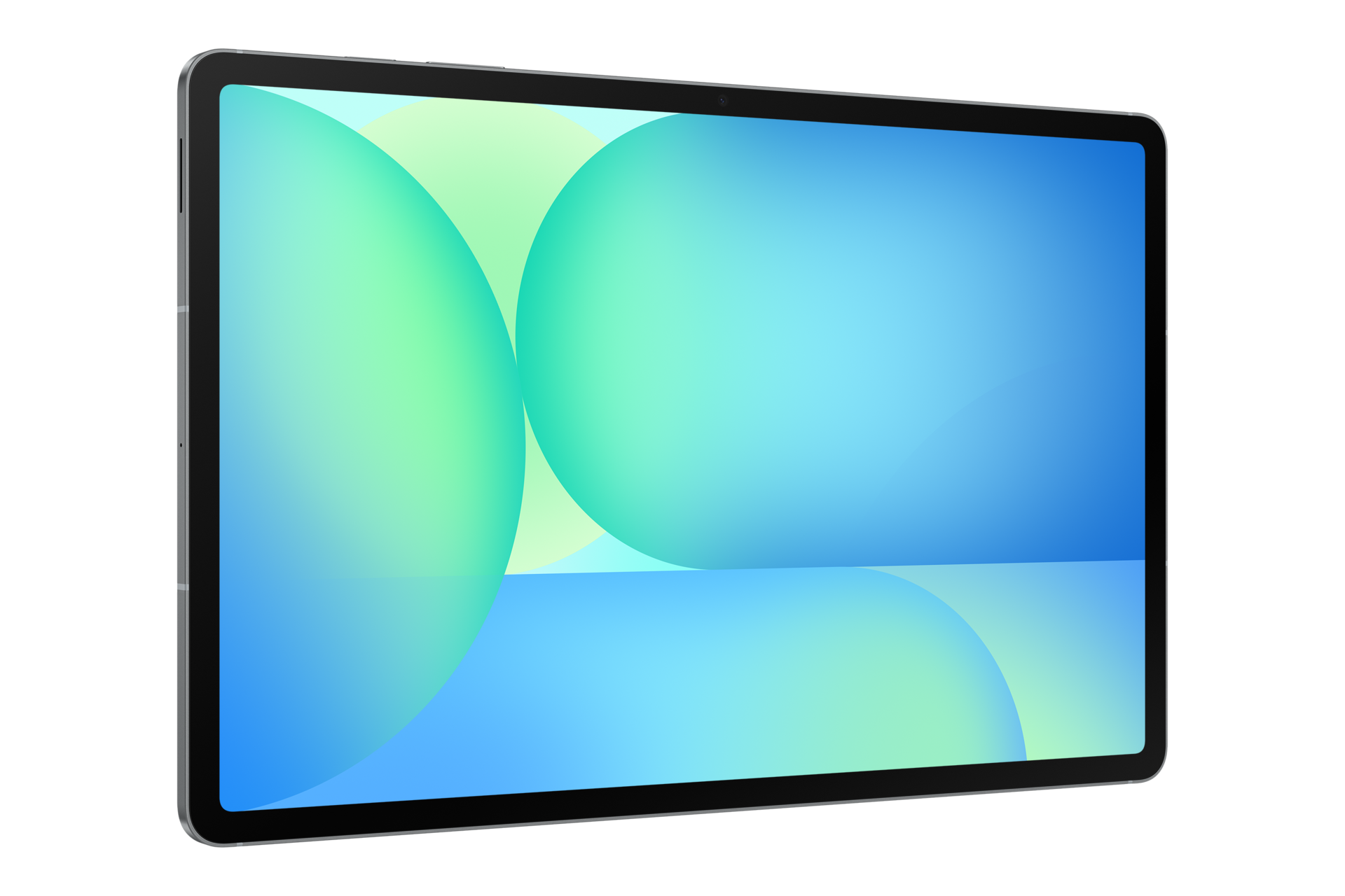 Face gauche de la Samsung Galaxy Tab S10 FE+ WiFi Anthracite