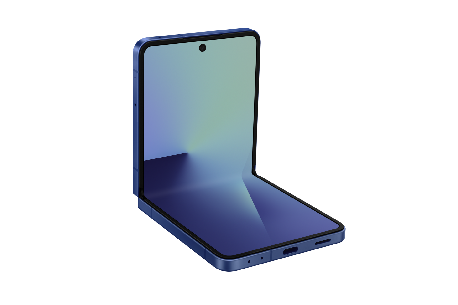 Galaxy Z Flip7 - Reconditionné Premium par Samsung TabletopL30 Blue Shadow 