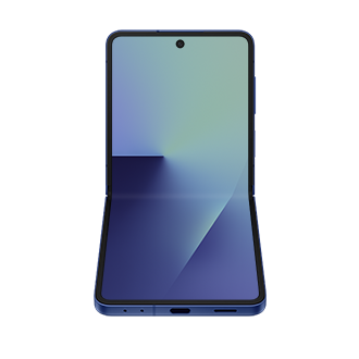 Galaxy Z Flip7 - Reconditionné Premium par Samsung Fronttabletop Blue Shadow 