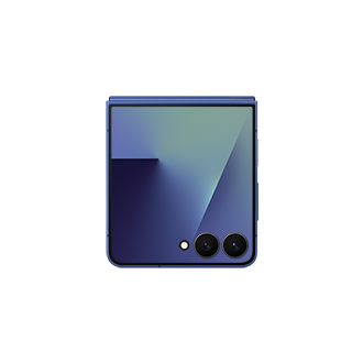 Galaxy Z Flip7 - Reconditionné Premium par Samsung Closedfront Blue Shadow 