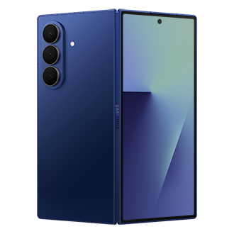 Galaxy Z Fold7 - Reconditionné Premium par Samsung Front Blue Shadow 