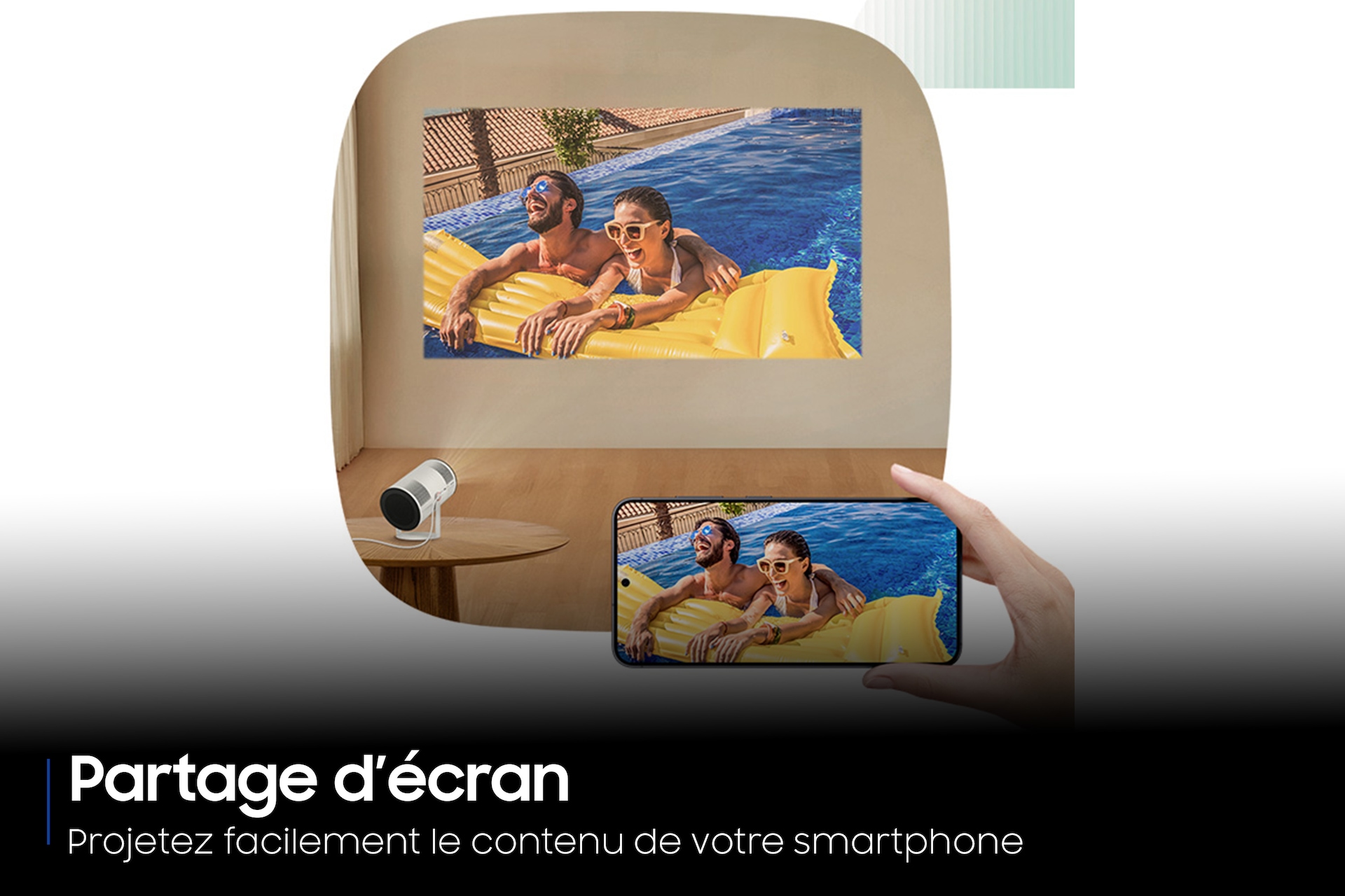 Vidéoprojecteur nomade The Freestyle+ Blanc